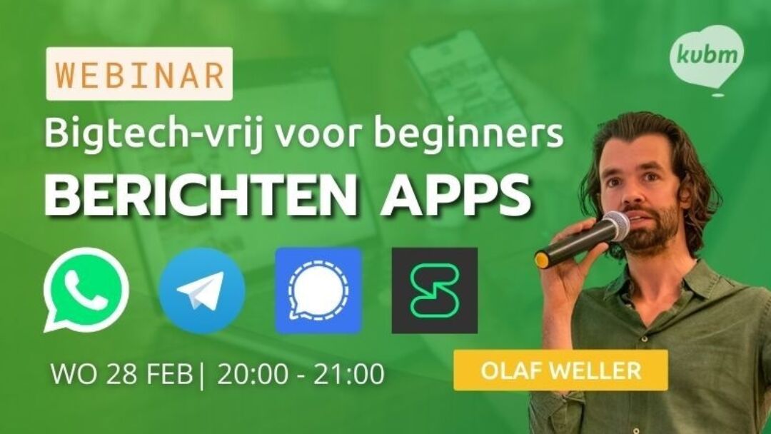 Webinar Olaf Weller berichten apps